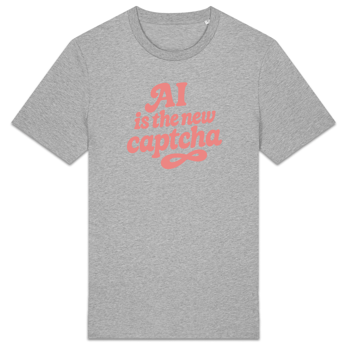AI is the new captcha XS Gris - Imprimé en France