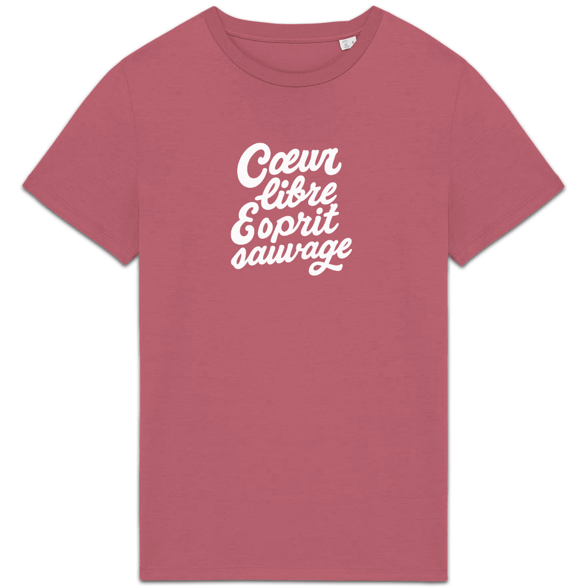 Cœur libre Esprit sauvage XS Rose - Imprimé en France