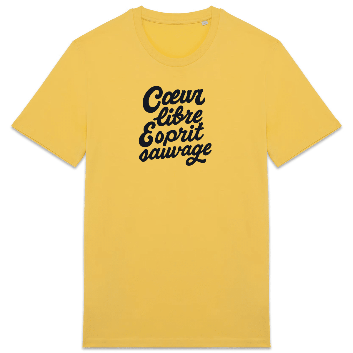 Cœur libre Esprit sauvage XS Jaune - Imprimé en France