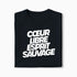 T-shirt Cœur libre, esprit sauvage XS Noir - Imprimé en France