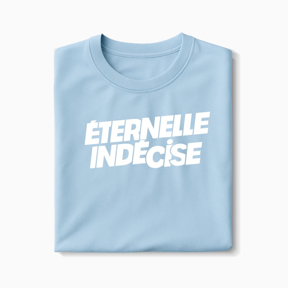 T-shirt Éternelle Indécise XS Bleu_arctique - Imprimé en France