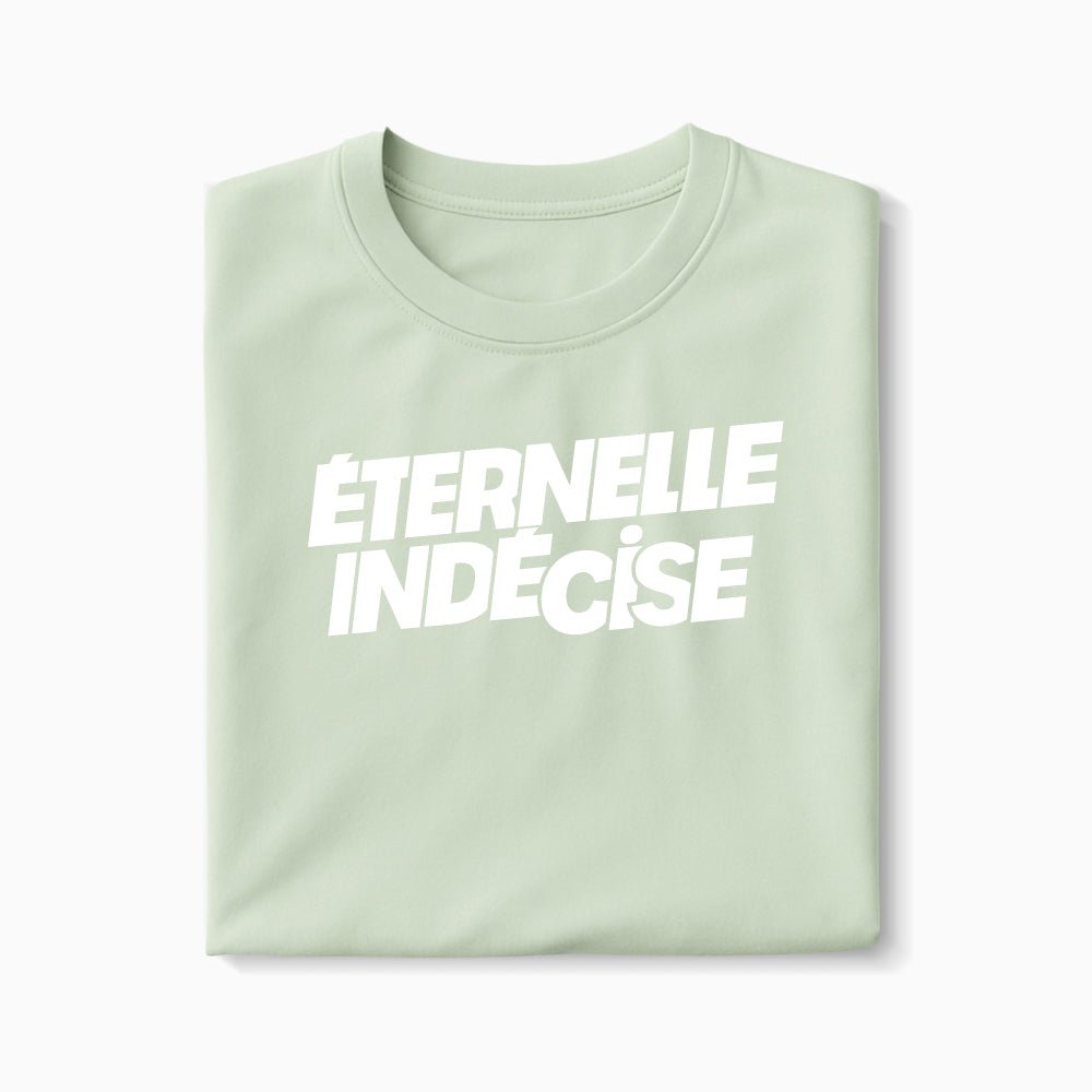 T-shirt Éternelle Indécise XS Vert_celadon - Imprimé en France