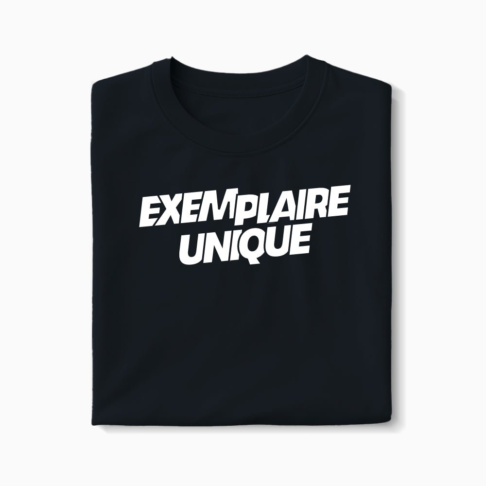 T-shirt Exemplaire Unique XS Noir - Imprimé en France