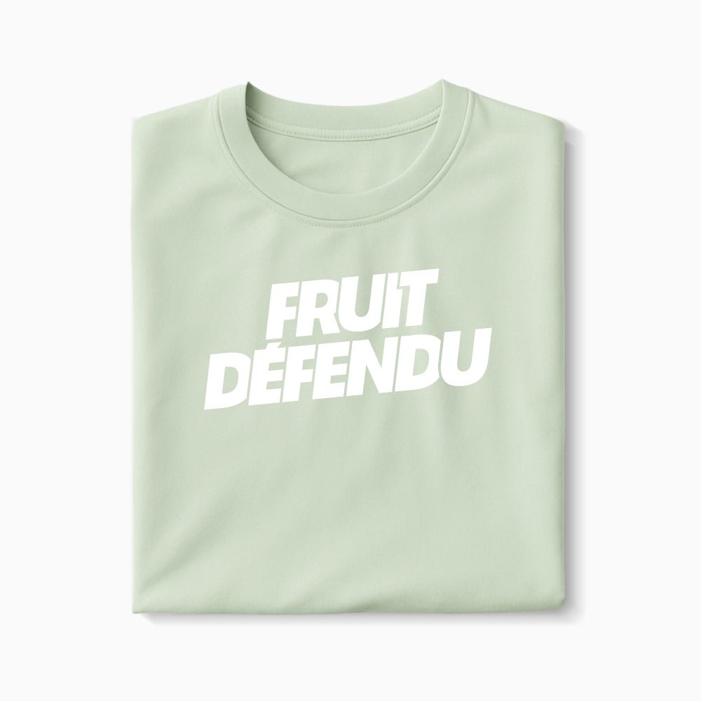 T-shirt Fruit Défendu XS Vert_celadon - Imprimé en France