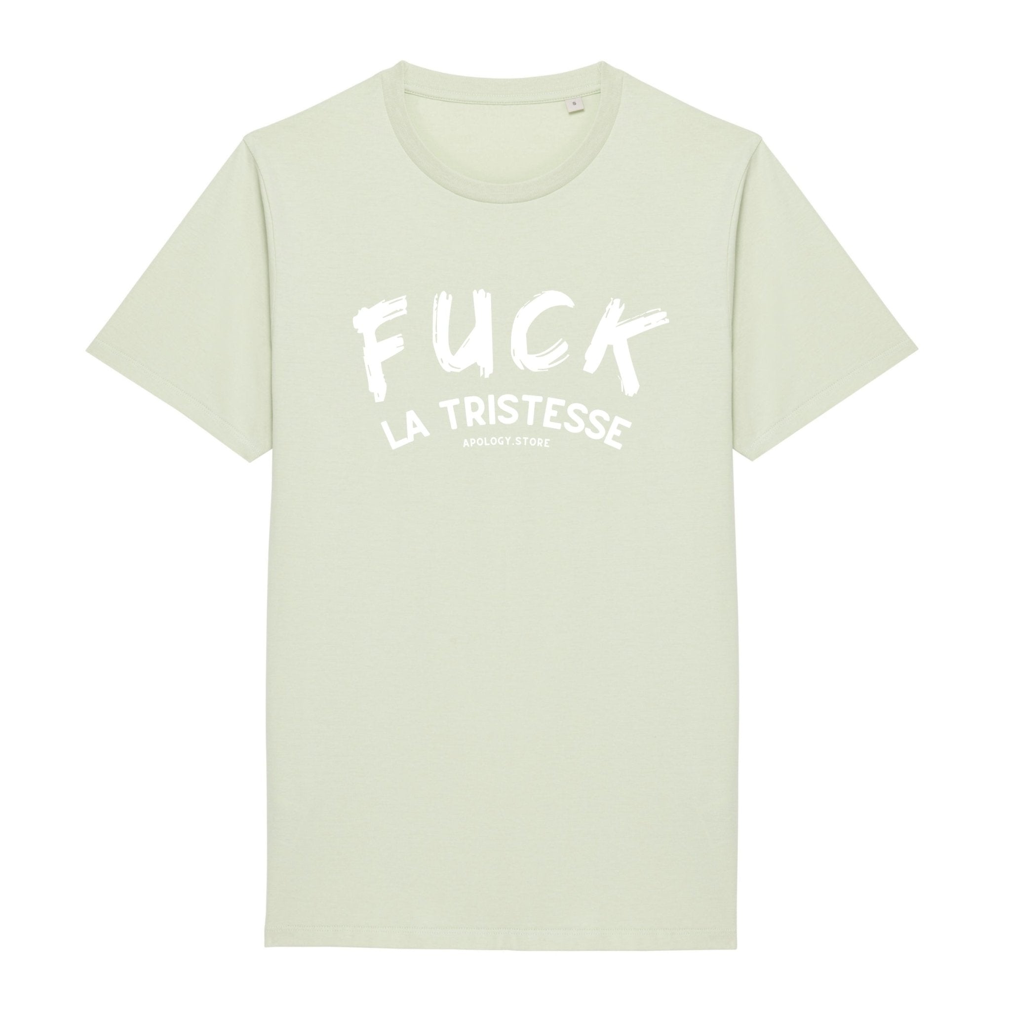 T - shirt Fuck la tristesse Vert XS - Imprimé en France