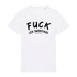 T - shirt Fuck les hashtags Blanc XS - Imprimé en France