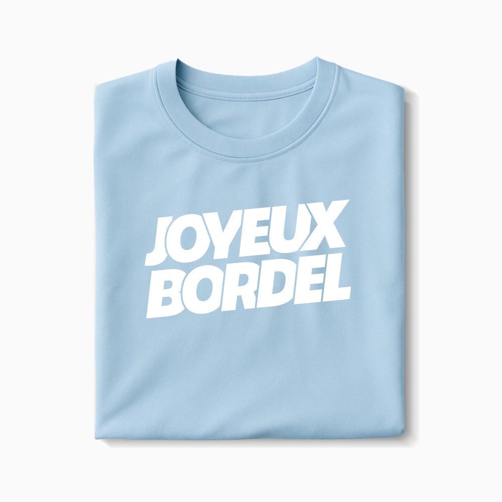 T-shirt Joyeux Bordel XS Blanc - Imprimé en France