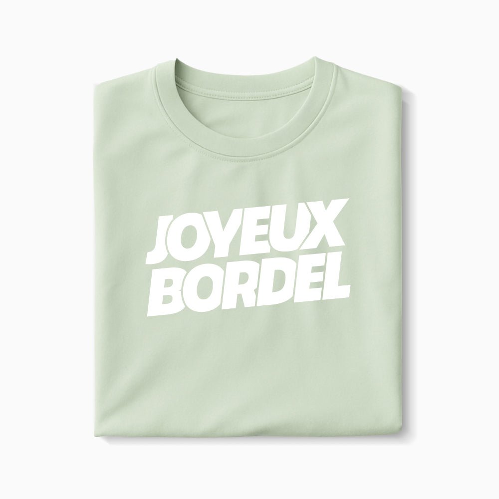 T-shirt Joyeux Bordel XS Blanc - Imprimé en France