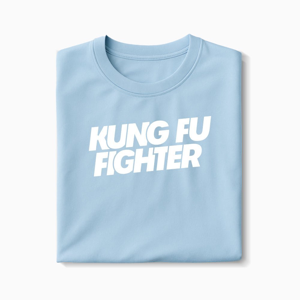 T-shirt Kung Fu Fighter XS Bleu_arctique - Imprimé en France