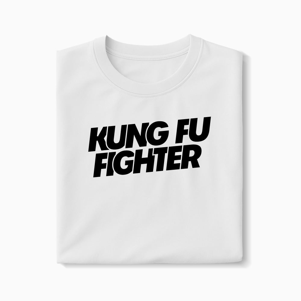 T-shirt Kung Fu Fighter XS Blanc - Imprimé en France