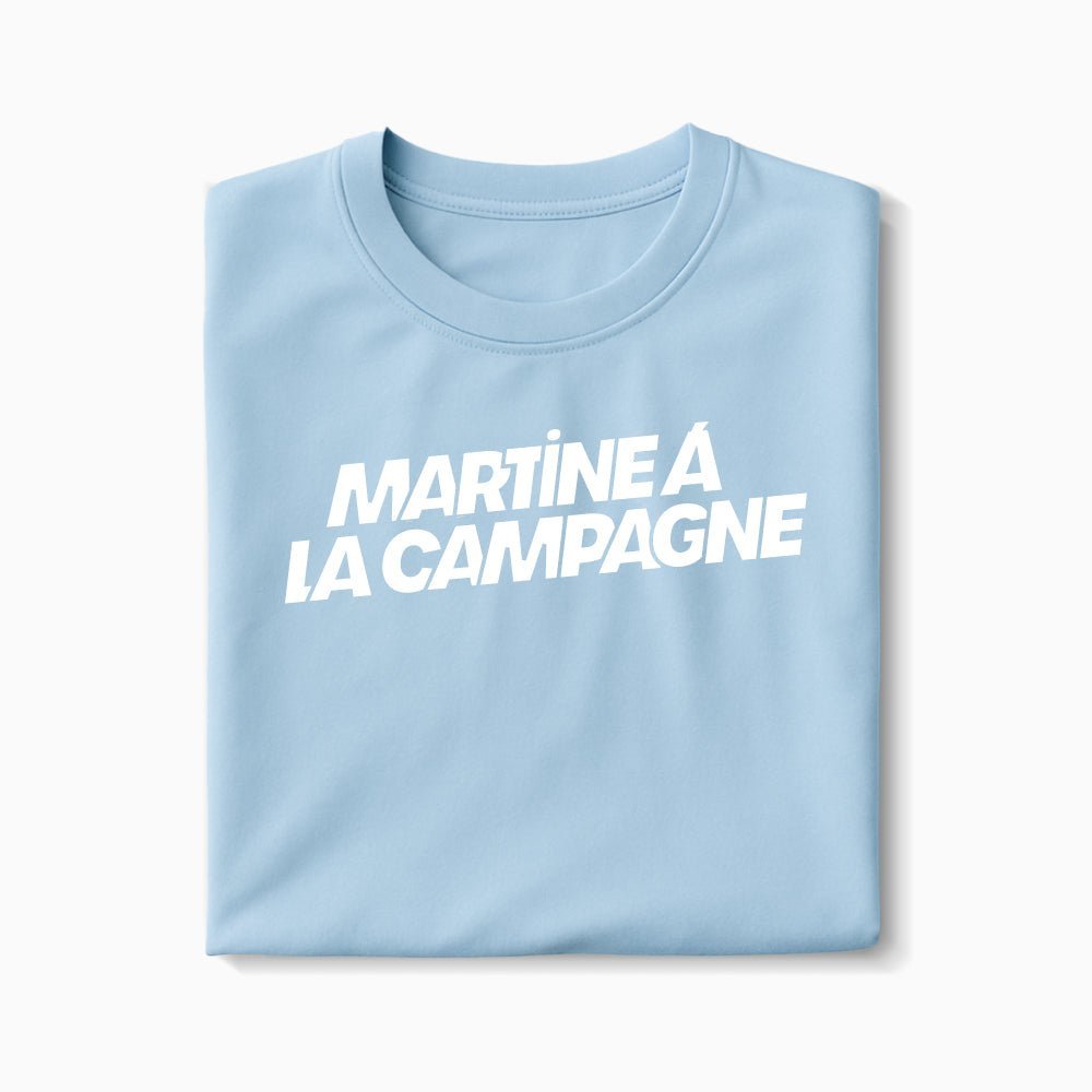 T-shirt Martine à la Campagne XS Bleu_arctique - Imprimé en France