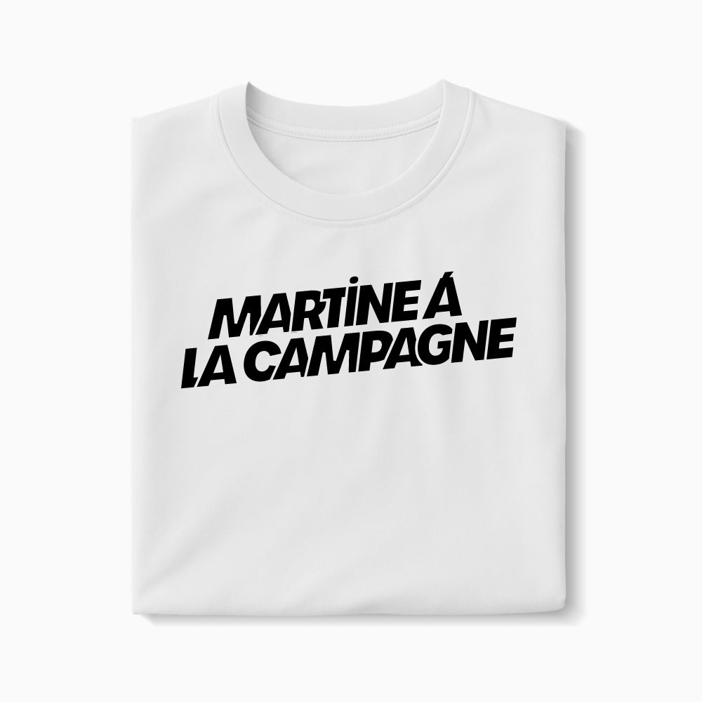 T-shirt Martine à la Campagne XS Blanc - Imprimé en France
