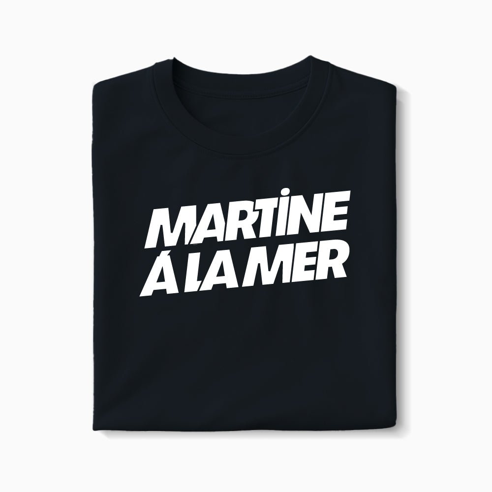 T-shirt Martine à la Mer XS Noir - Imprimé en France