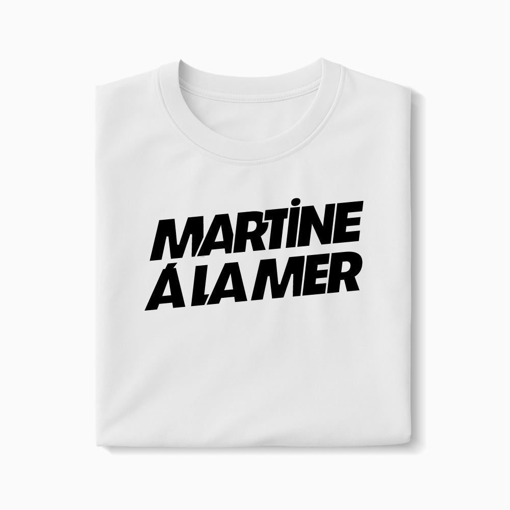 T-shirt Martine à la Mer XS Blanc - Imprimé en France