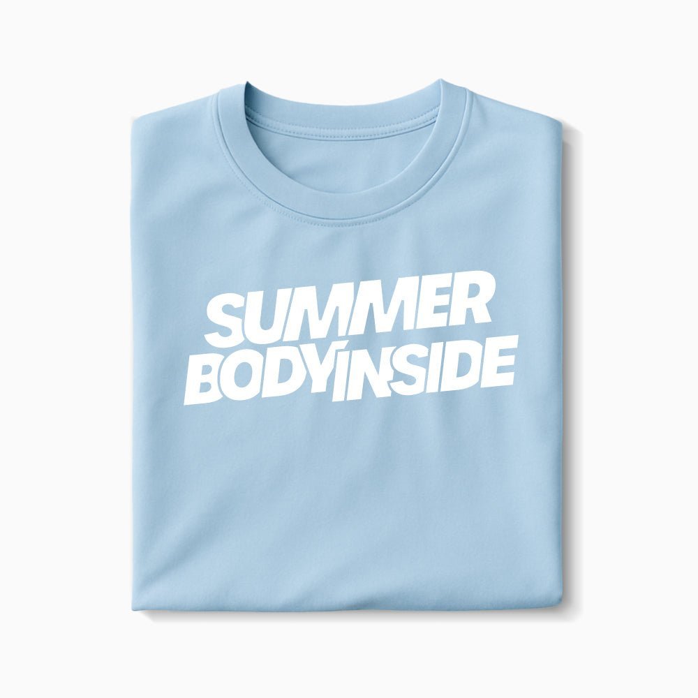 T-shirt Summer Body Inside XS Bleu_arctique - Imprimé en France