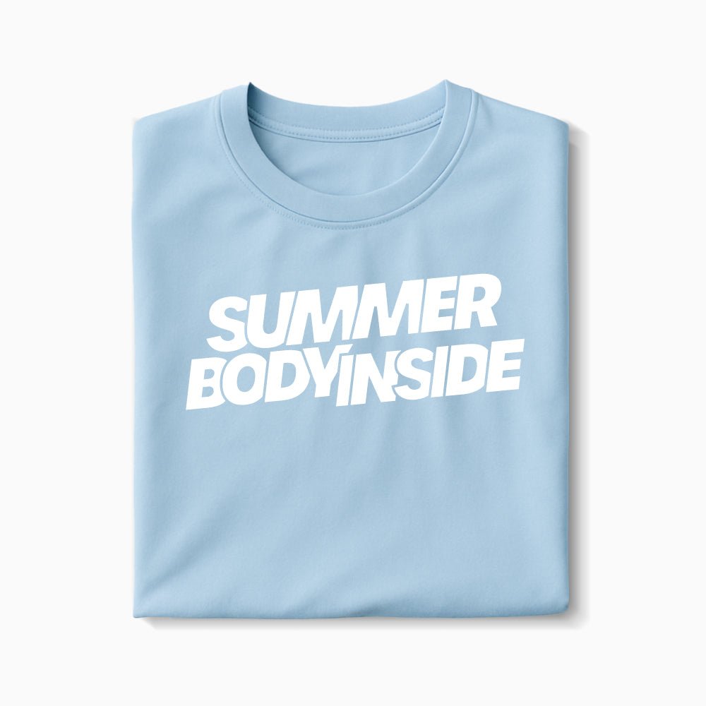 T-shirt Summer Body Inside XS Bleu_arctique - Imprimé en France