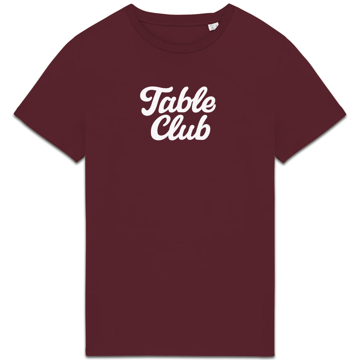 T-shirt Tabble Club — Bordeaux — recto
