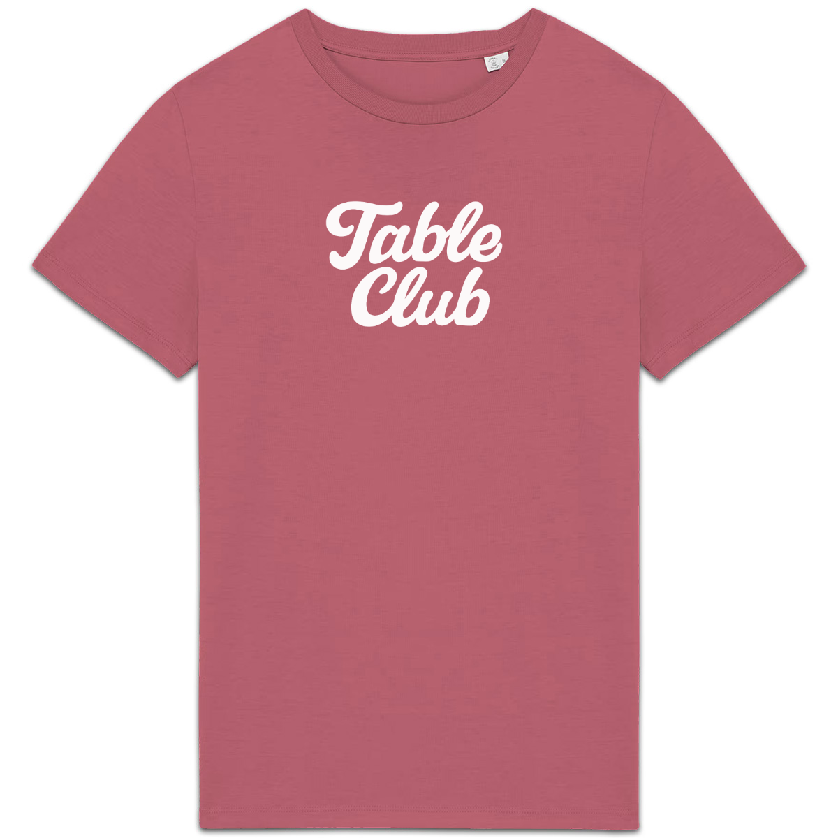 T-shirt Tabble Club — Rose — recto
