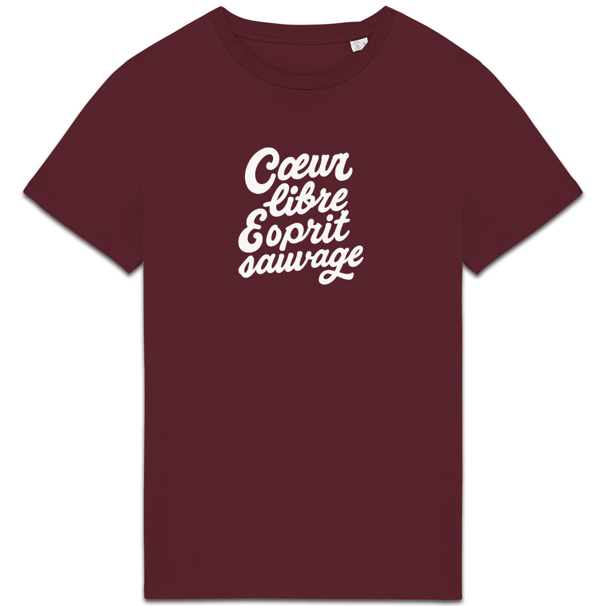 Cœur libre Esprit sauvage XS Bordeaux - Imprimé en France