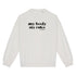 Sweatshirt My body My rules - Capsule myodess XS Beige/Noir - Imprimé en France