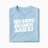 T-shirt à message à personnaliser XS Bleu_arctique - Imprimé en France