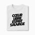 T-shirt Cœur libre, esprit sauvage XS Blanc - Imprimé en France