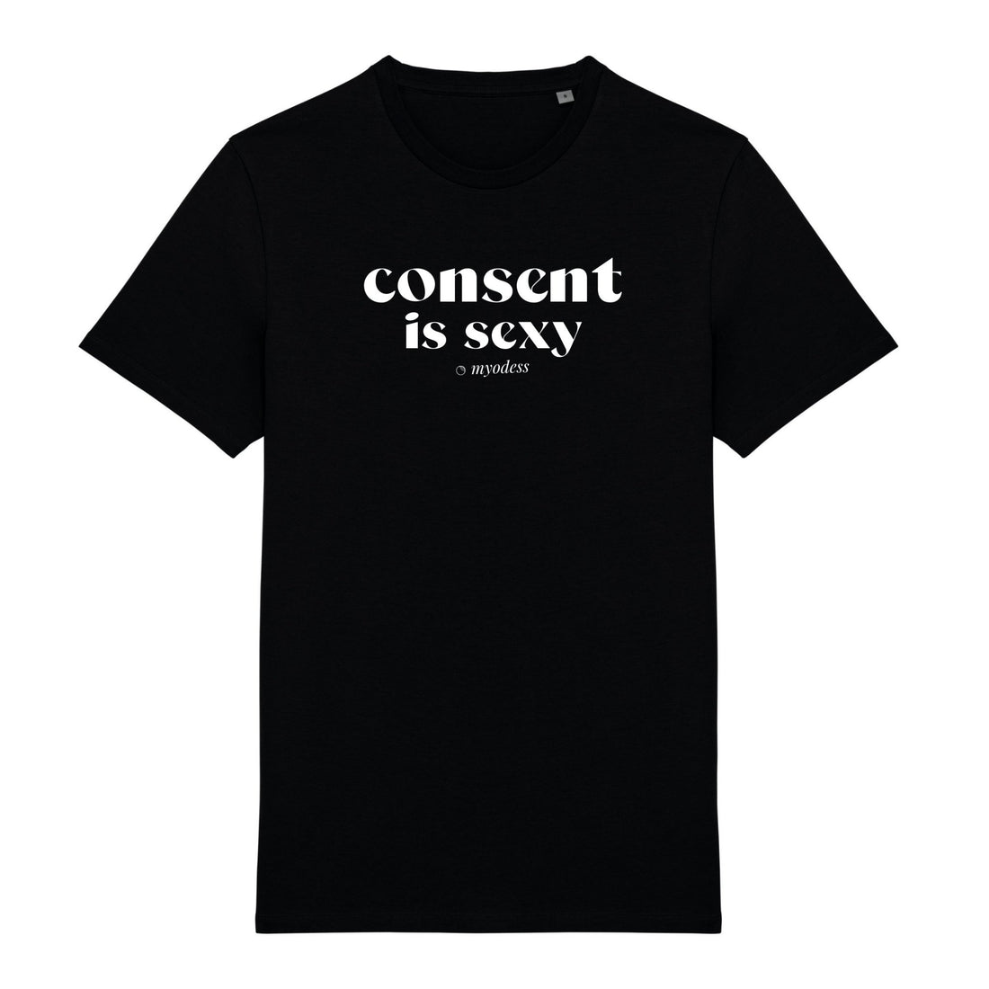 T-shirt Consent is Sexy - Capsule myodess XS Noir/Blanc - Imprimé en France