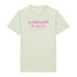 T-shirt Consent is Sexy - Capsule myodess XS Vert/Rose - Imprimé en France