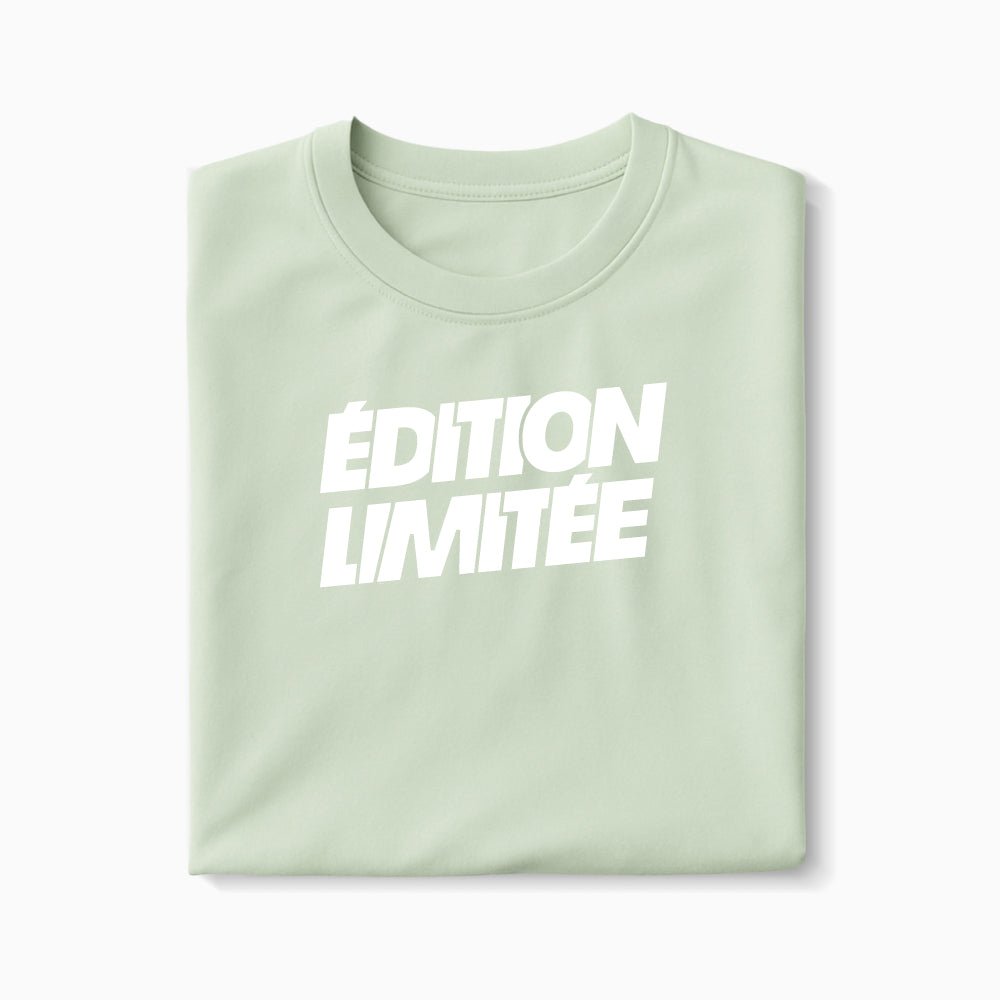 T-shirt Edition Limitée XS Vert_celadon - Imprimé en France
