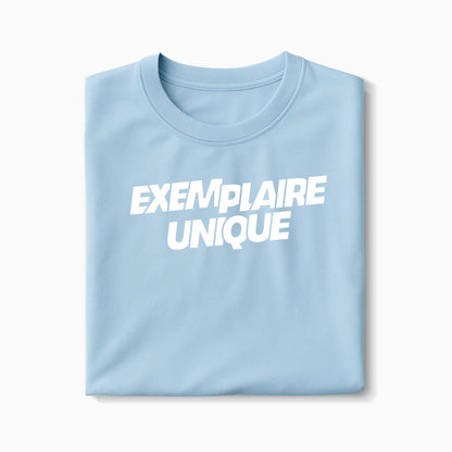T-shirt Exemplaire Unique XS Bleu_arctique - Imprimé en France