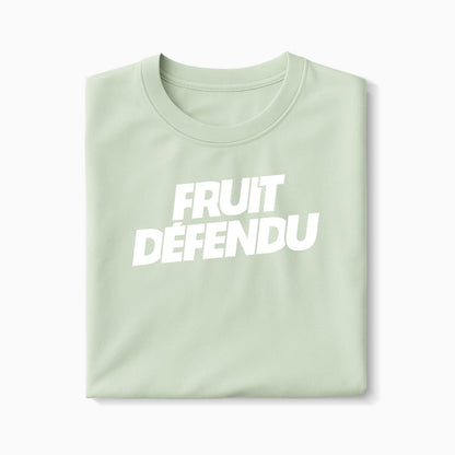 T-shirt Fruit Défendu XS Vert_celadon - Imprimé en France