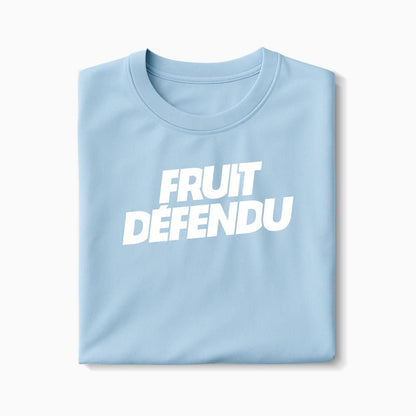 T-shirt Fruit Défendu XS Bleu_arctique - Imprimé en France