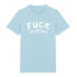 T - shirt Fuck la critique Bleu XS - Imprimé en France