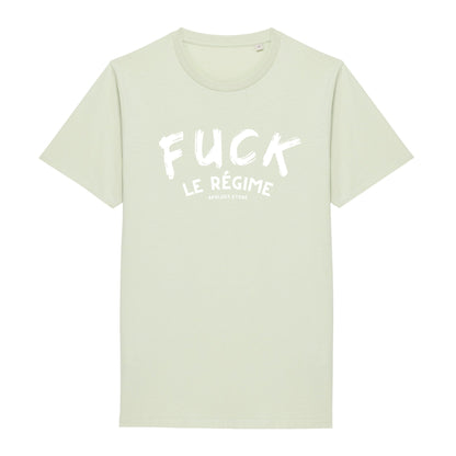 T - shirt Fuck le régime Vert XS - Imprimé en France
