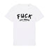 T - shirt Fuck les abdos Blanc XS - Imprimé en France