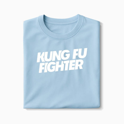 T-shirt Kung Fu Fighter XS Bleu_arctique - Imprimé en France