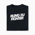 T-shirt Kung Fu Fighter XS Noir - Imprimé en France