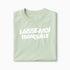 T-shirt Laisse Moi Tranquille XS Vert_celadon - Imprimé en France