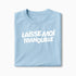 T-shirt Laisse Moi Tranquille XS Bleu_arctique - Imprimé en France