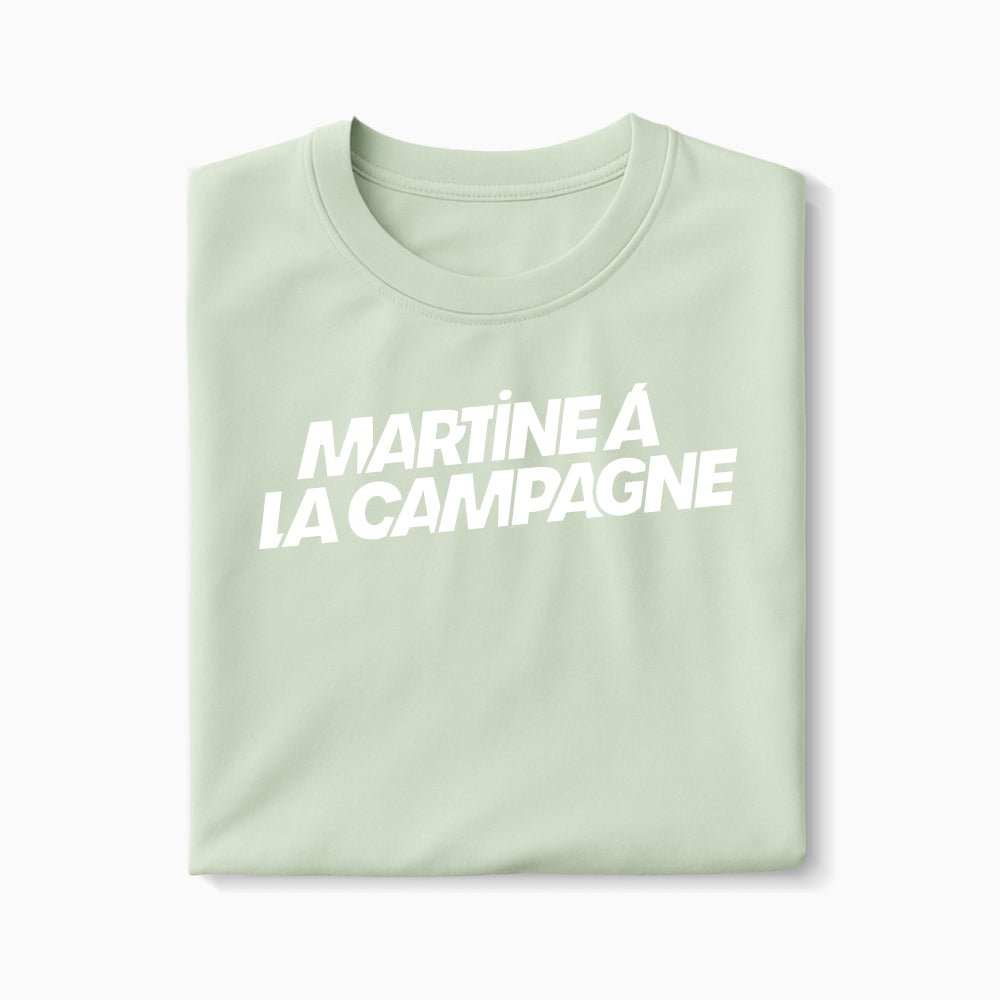 T-shirt Martine à la Campagne XS Vert_celadon - Imprimé en France