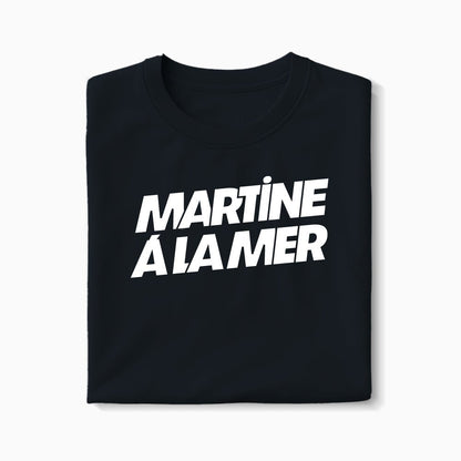 T-shirt Martine à la Mer XS Noir - Imprimé en France