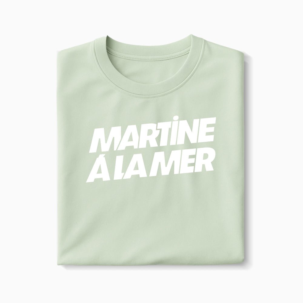 T-shirt Martine à la Mer XS Vert_celadon - Imprimé en France