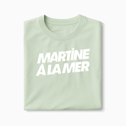 T-shirt Martine à la Mer XS Vert_celadon - Imprimé en France