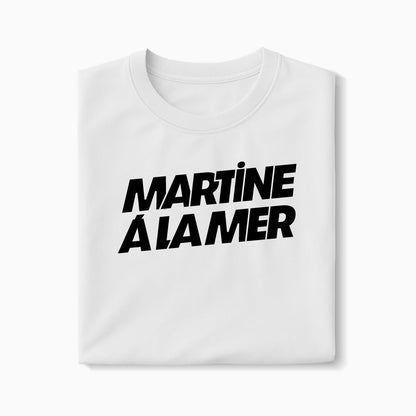 T-shirt Martine à la Mer XS Blanc - Imprimé en France