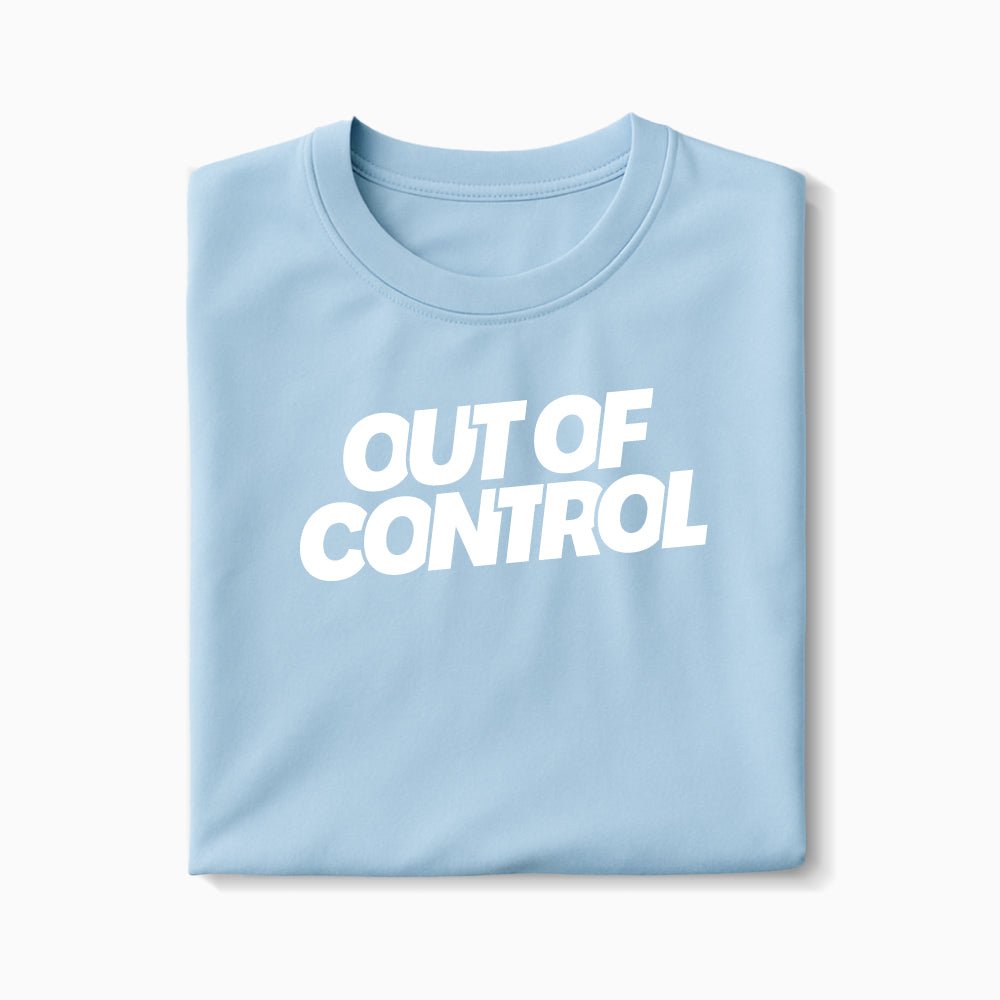 T-shirt Out Of Control XS Bleu_arctique - Imprimé en France