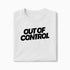 T-shirt Out Of Control XS Blanc - Imprimé en France