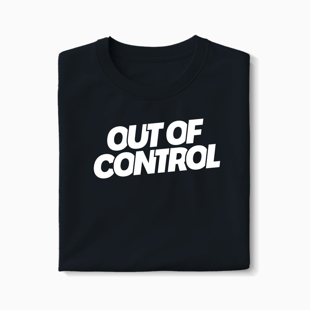 T-shirt Out Of Control XS Noir - Imprimé en France