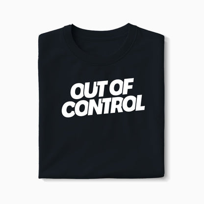 T-shirt Out Of Control XS Noir - Imprimé en France