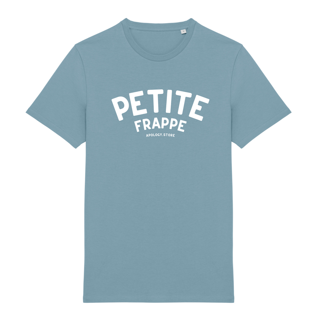 T-shirt Petite Frappe - Fabriqué au Portugal XS Bleu_arctique - Imprimé en France