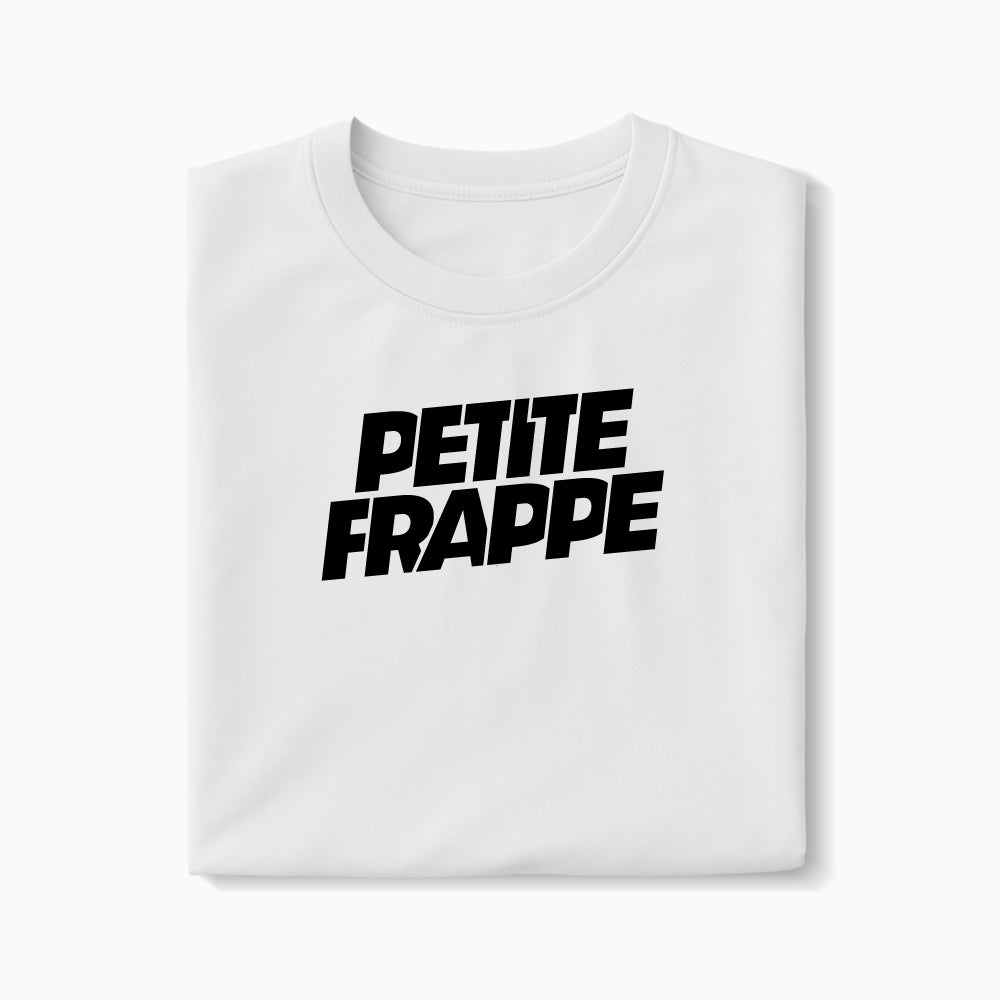 T-shirt Petite Frappe XS Blanc - Imprimé en France